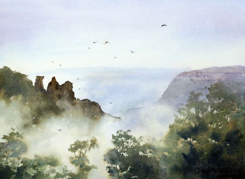 Watercolor Gallery Of Paintings By Joe Cartwright