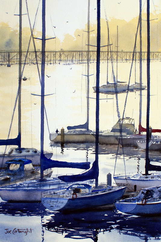 Watercolor Gallery Of Paintings By Joe Cartwright